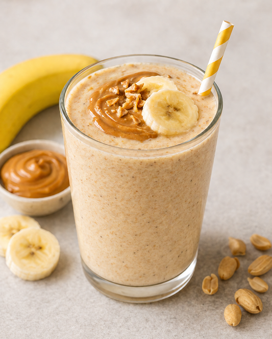 Peanut Butter Banana Smoothie (The Elvis