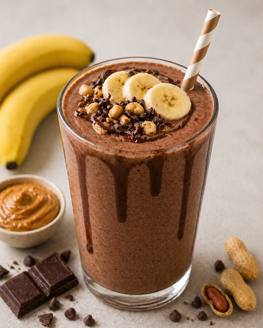 Chocolate Peanut Butter Smoothie - The Elvis